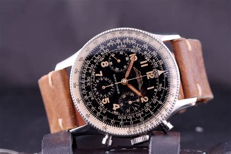 vintage black dial breitling mens watch|Breitling Vintage Wristwatches for sale .